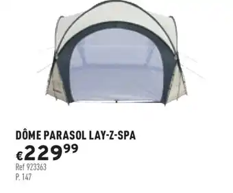 Trafic Dome parasol Lay-Z-Spa offre