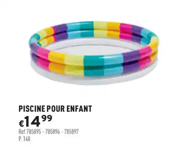 Trafic Piscine pour Enfant offre