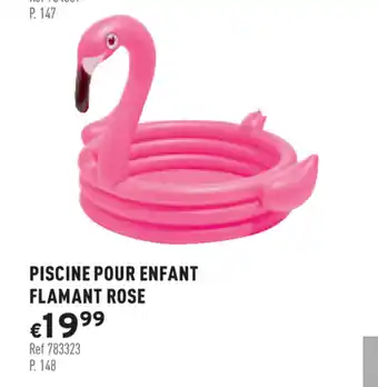 Trafic Piscine pour enfant Flamant Rose offre