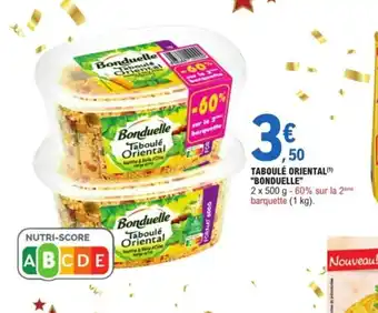 E.Leclerc Taboule oriental Bonduelle offre