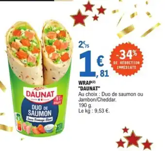 E.Leclerc Wrap Daunat offre