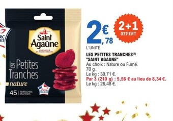 E.Leclerc Les Petites Tranches Saint Agaune offre