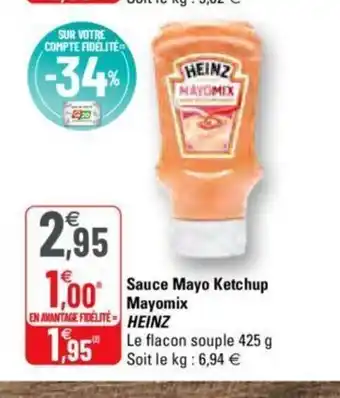 G20 Sauce Mayo Ketchup Mayomix offre
