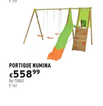 Trafic Portique numina offre