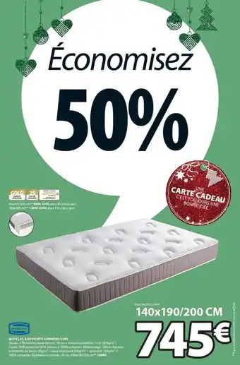 JYSK Matelas à ressorts simmons s300 offre