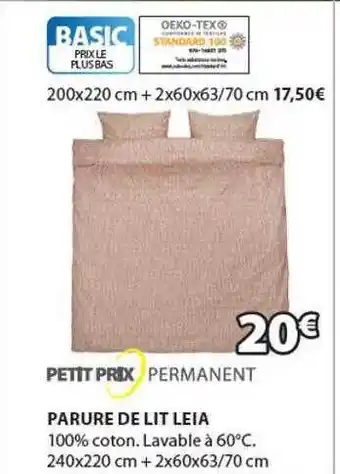 JYSK Parure de lit leia offre