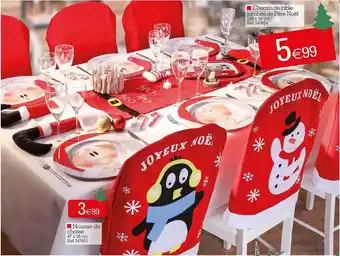 Kandy Chemin de table jambes de père noël offre