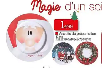 Kandy Assiette de présentation offre