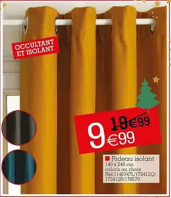 Rideau isolant