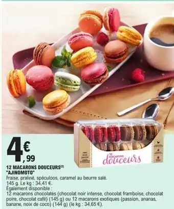E.Leclerc 12 Macarons Douceurs Ajinomoto offre