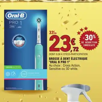 E.Leclerc Brosse à Dent Electrique Oral B Pro 1 offre