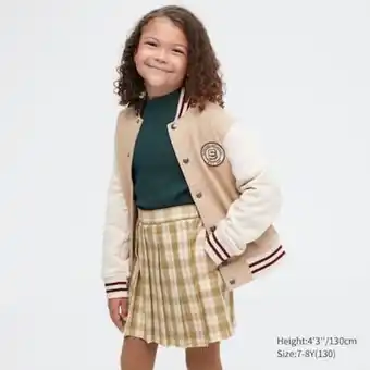 Uniqlo Jupe culotte à carreaux fille offre