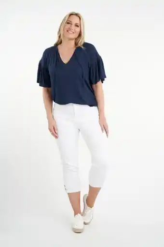 Pantacourt jambe slim