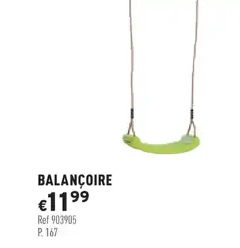 Trafic Balançoire offre