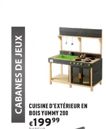 Trafic Cuisine D'Extérieur En Bois Yummy offre