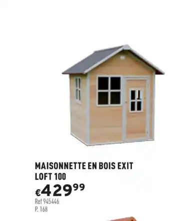 Maisonnette En Bois Exit Loft