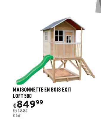 Trafic Maisonnette En Bois Exit Loft offre