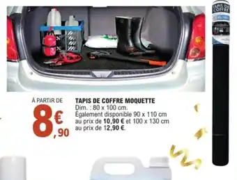 E.Leclerc Tapis de Coffre Moquette offre