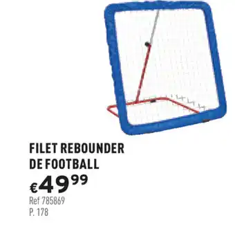 Trafic Filet Rebounder De Football offre