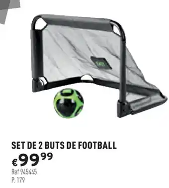 Trafic Set De 2 Buts De Football offre