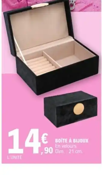 E.Leclerc Boite a Bijoux offre