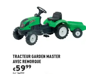 Trafic Tracteur Garden Master Avec Remorque offre
