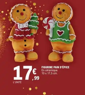 E.Leclerc Figurine Pain d'Epice offre