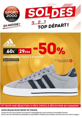 Sport 2000 Chaussures Daily 3.0 Homme offre
