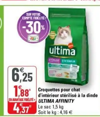 G20 Croquettes pour chat offre