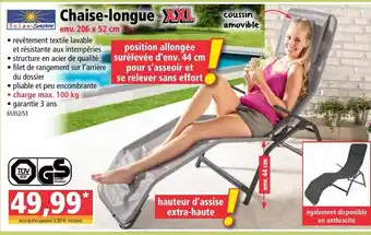 Norma Chaise-Longue offre