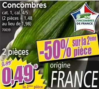 Norma Concombres offre