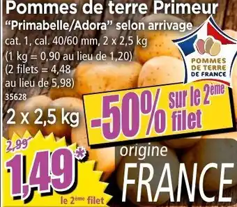 Norma Pommes De Terre Primeur offre