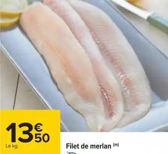 Carrefour Filet de merlan offre