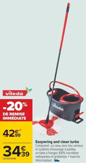 Vileda easywring and clean turbo