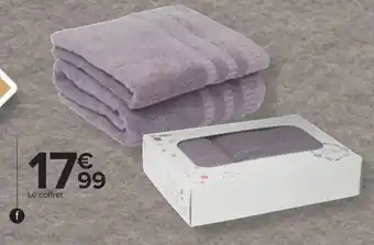 Carrefour Tex home coffret "silver&gold" offre