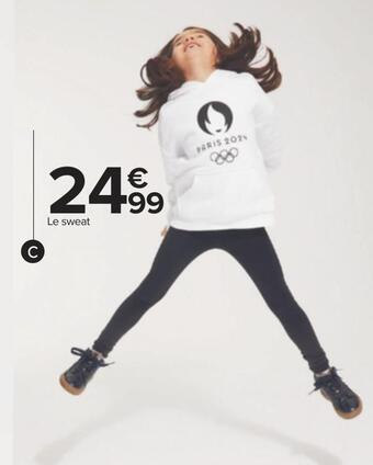 Carrefour Sweat enfant offre