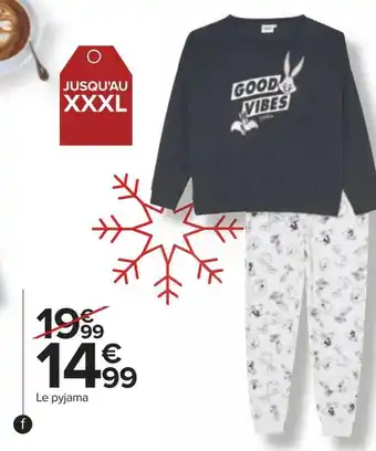 Carrefour Pyjama femme offre