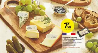 Carrefour Market Assiette de fromages sélection nos campagnes offre