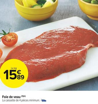 Carrefour Market Foie de veau offre