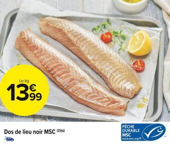 Carrefour Market Dos de lieu noir msc offre