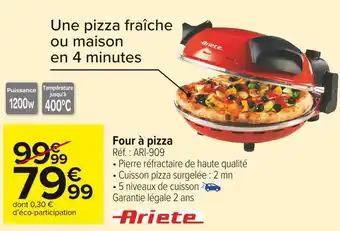 Carrefour Market Ariete four à pizza offre