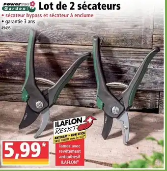 Norma Lot De 2 Sécateurs offre