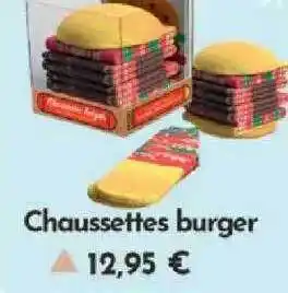 Carrefour Chaussettes burger offre