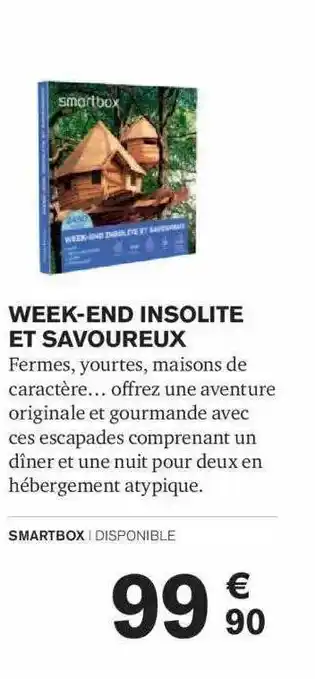 Carrefour Week-end insolite et savoureux offre