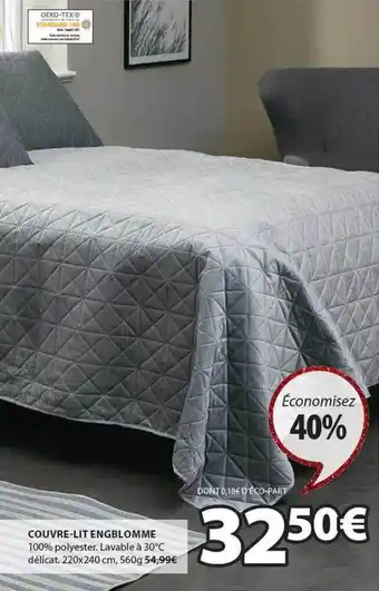 JYSK Couvre-lit engblomme offre