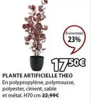 JYSK Plante artificielle theo offre