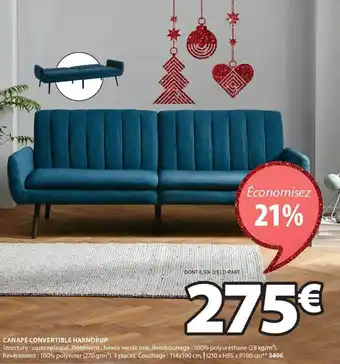 JYSK Canapé convertible harndrup offre