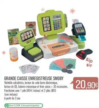 Grande caisse enregistreuse smoby