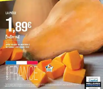 Match Butternut offre