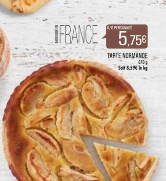 Match Tarte normande offre